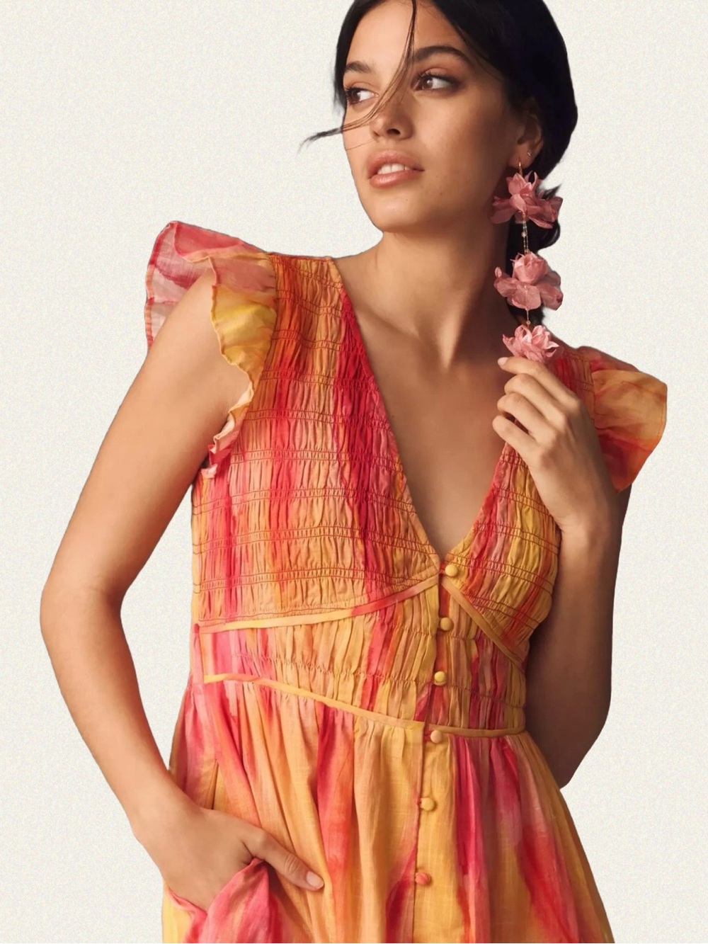 Anthropologie The Peregrine Midi Dress - Picture 3 of 9